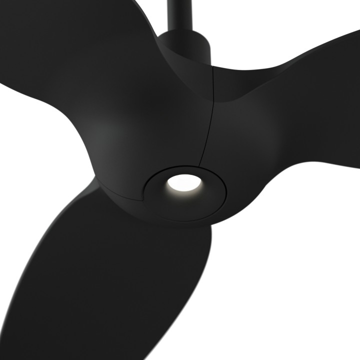 Ventilador IVY NEO S negro con luz focal – Sulion