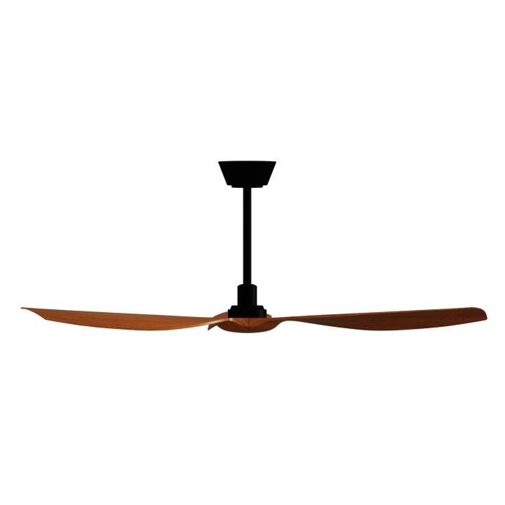 Ventilador IVY NEO L negro palas madera sin luz – Sulion