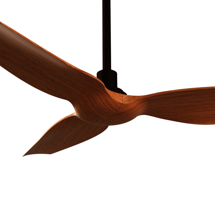 Ventilador IVY NEO S marrón óxido palas madera sin luz – Sulion