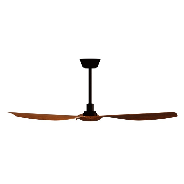 Ventilador IVY NEO L marrón óxido palas madera sin luz – Sulion