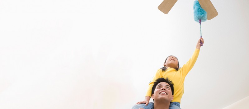 3 consejos para el mantenimiento de un ventilador de techo.