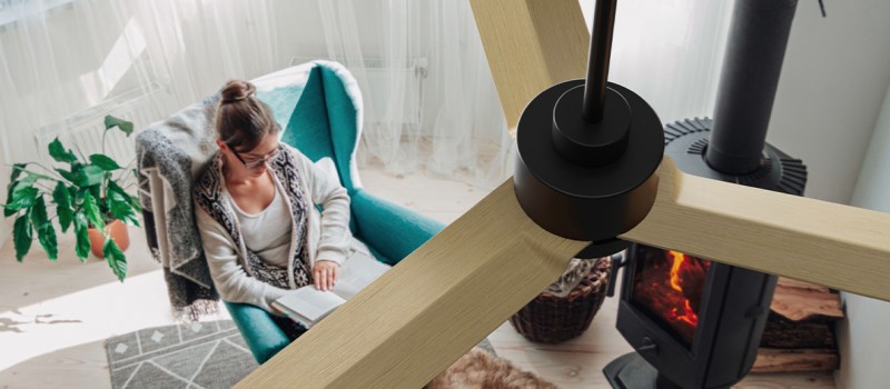 Usar ventiladores de techo en invierno, ¿tiene sentido?