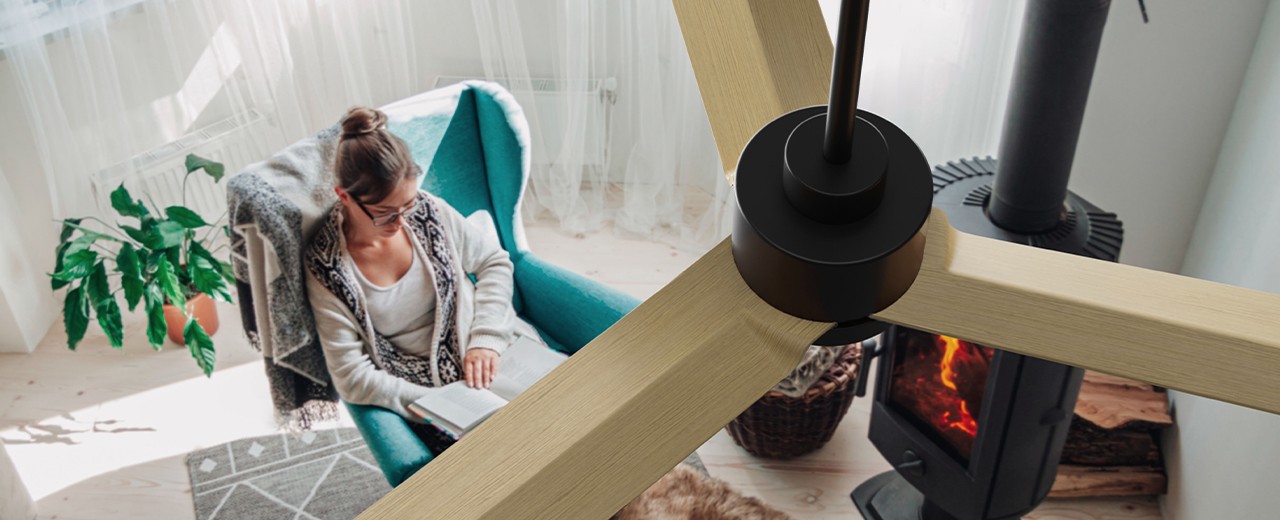 Usar ventiladores de techo en invierno, ¿tiene sentido?