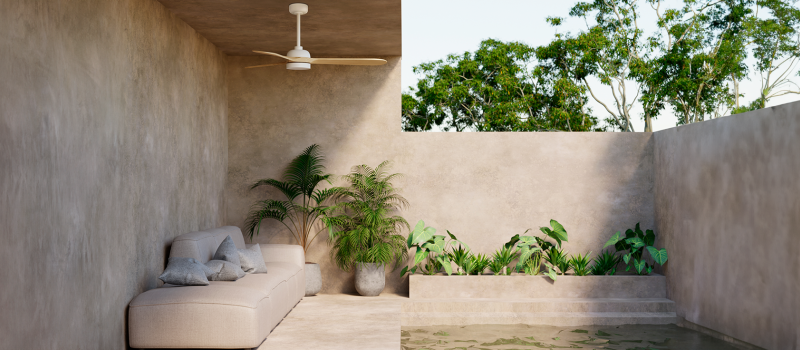 Traer el exterior al interior, sigue estando de moda