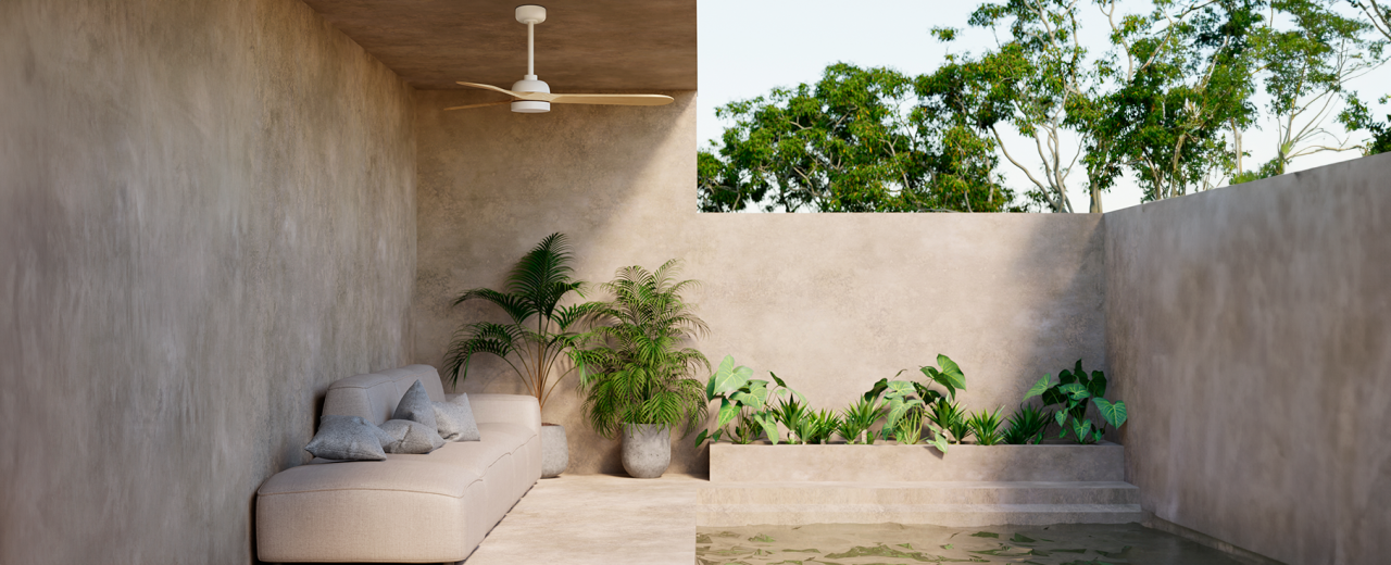 Traer el exterior al interior, sigue estando de moda